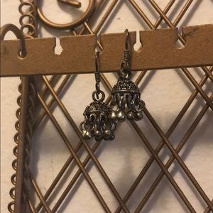 Sterling Silver Handmade Indian Shaker Earrings